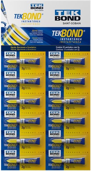 Adesivo Instantaneo 2Gr Blister Tekbond 