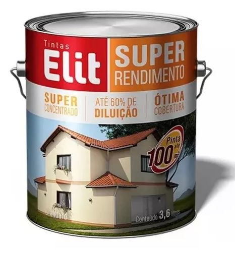 Tinta Acrilica Super Rendimento Branco Ne...