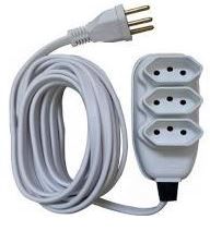 Extensao Pp 3 Vias 5,0M 10A 250V Br Ilumi