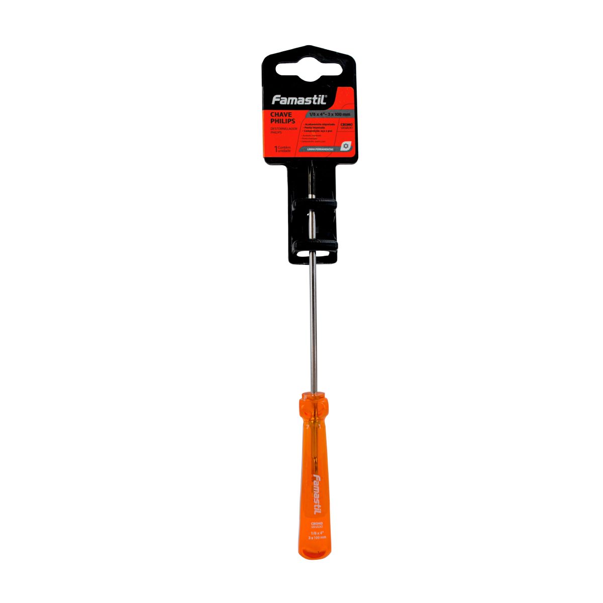 Chave Philips 5/16X6mm Fox/Famastil Chave Philips 5/16X6mm Fox/Famastil