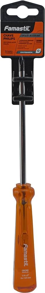 Chave Philips 1/4X5mm Fox/Famastil Chave Philips 1/4X5mm Fox/Famastil