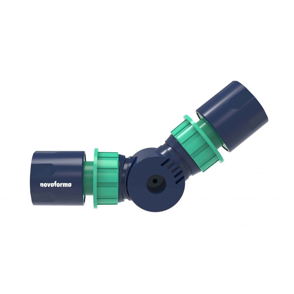 Conector Rapido Angular C/ Valvula Novaforma