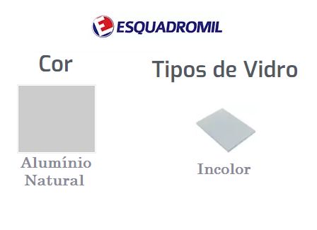 Bascula Alum 40X60 2V 1S Esquadromil
