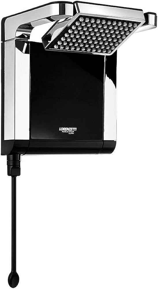 Chuveiro Acqua Star Ultra Preto/Cromado 2...