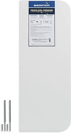 Prateleira Canto Arred 80X25 BR Bemfixa Prateleira Canto Arred 80X25 BR Bemfixa