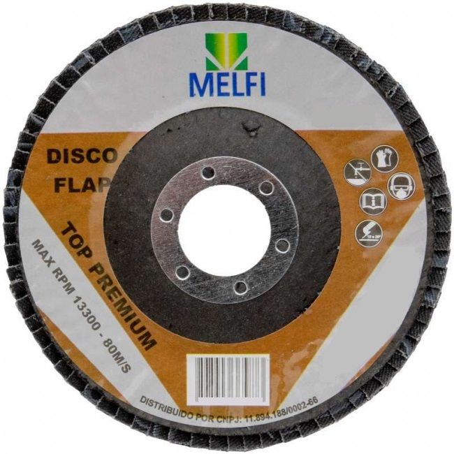 Disco Flap Grao 040 7 Lixa Azul Melfi