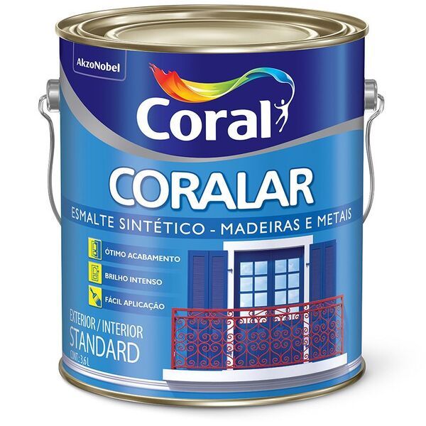 Esmalte Sint Azul Franca BR 3,6L Coral Esmalte Sint Azul Franca BR 3,6L Coral