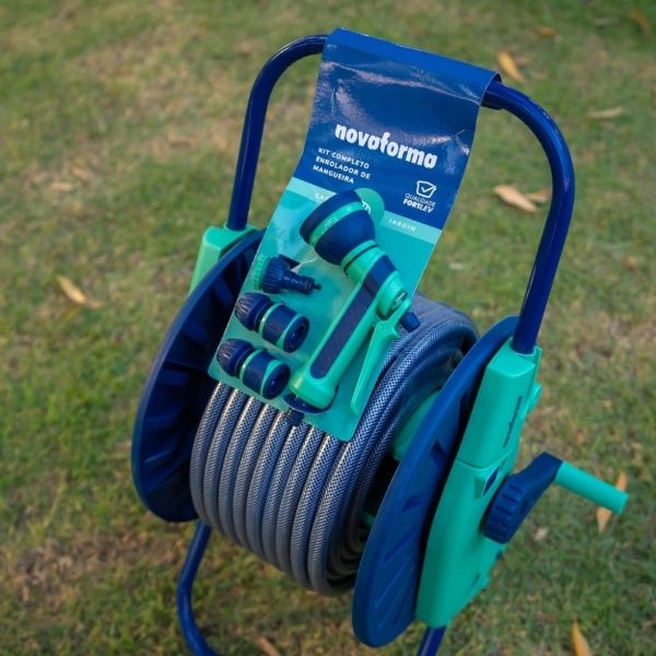 Kit Completo Carrinho De Mangueira Novaforma