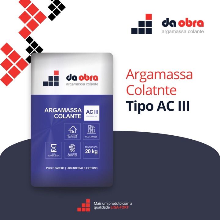 Argamassa Flex Ac3 20Kg Da OBRa Argamassa Flex Ac3 20Kg Da OBRa