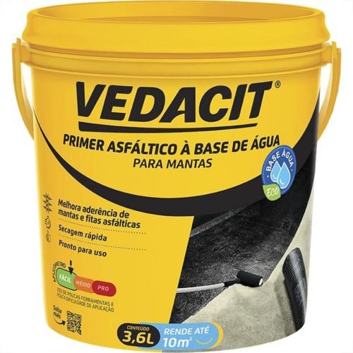 PRIMER ASFALTICO BASE AGUA 3,6L VEDACIT