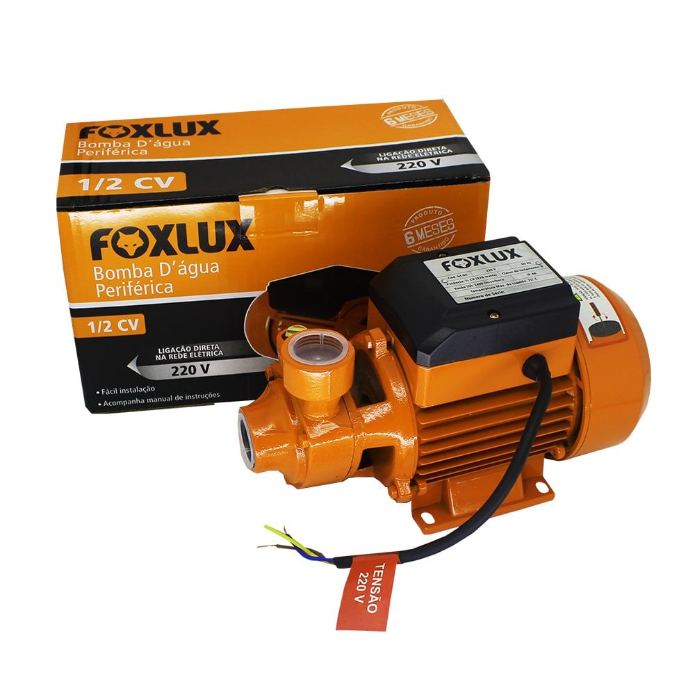 Bomba Dagua Periferica 1/2 127 Foxlux Bomba Dagua Periferica 1/2 127 Foxlux