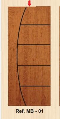 Porta Frisada Mb 01 210X80 Mb Portas