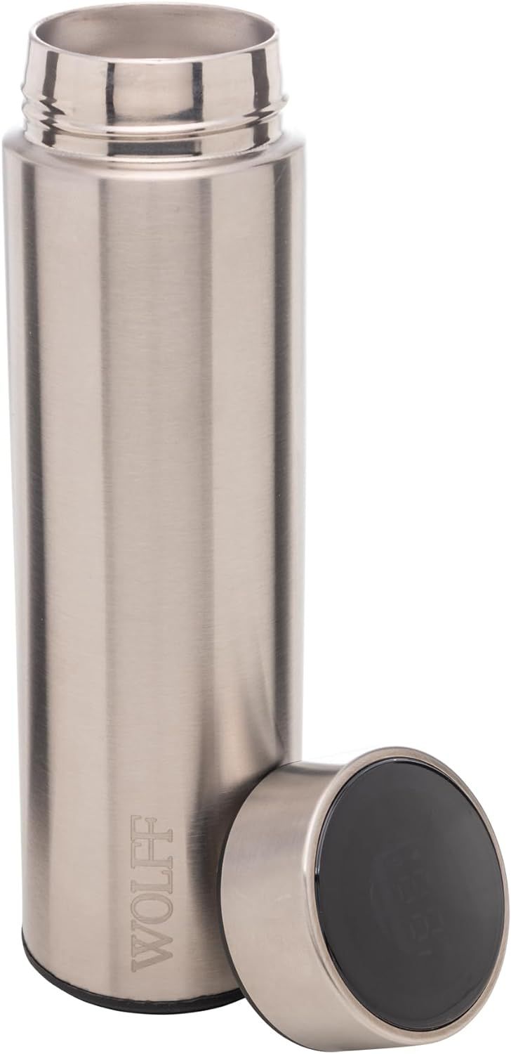 Garrafa Termica Inox C/ Termometro 500Ml ... Garrafa Termica Inox C/ Termometro 500Ml ...