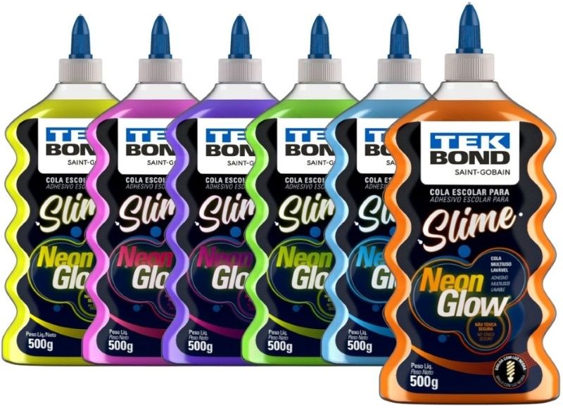 Ud - Slime Neon Rosa 500G Tekbond