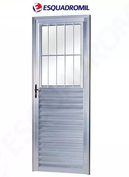 Porta Alum Postigo Venez 210X80 Dir Esqua... Porta Alum Postigo Venez 210X80 Dir Esqua...