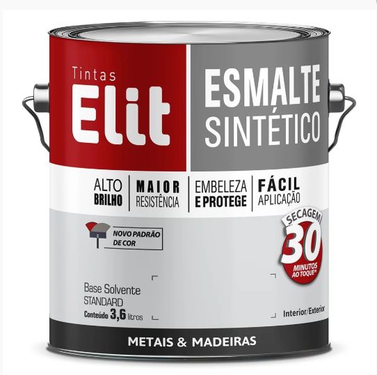Esmalte Sintetico Cinza Medio Brilhante 3...