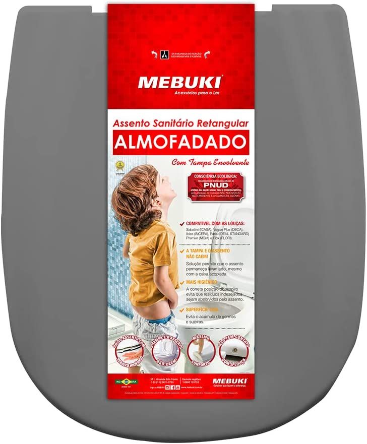 Assento Retangular Almof Slim Cz Mebuki Assento Retangular Almof Slim Cz Mebuki