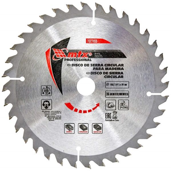 Serra Circular 36D 7.1/4 - 185X20mm Mtx Serra Circular 36D 7.1/4 - 185X20mm Mtx
