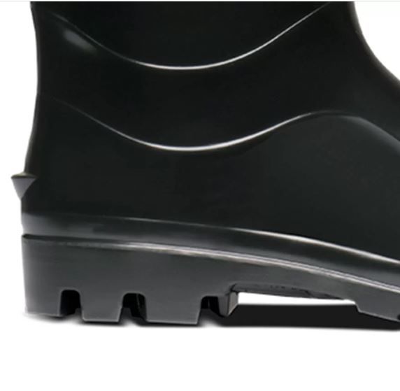 Bota Pvc N38 PT Cano M. S/Forro 203 Crival