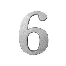 Numero Resid 6 Aluminio Global Plastic Numero Resid 6 Aluminio Global Plastic