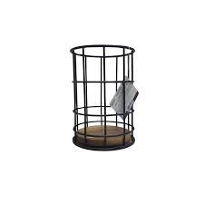 Porta Talheres Acacia Wood Iron Ac24042 Mimo Porta Talheres Acacia Wood Iron Ac24042 Mimo