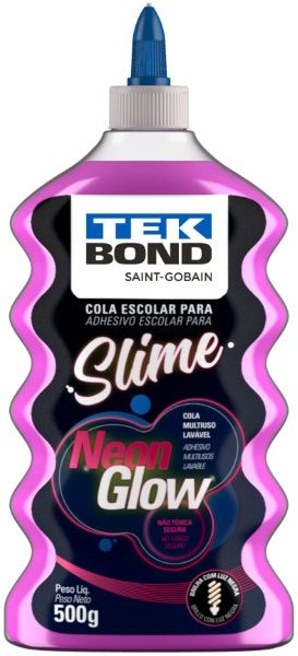 Ud - Slime Neon Rosa 500G Tekbond