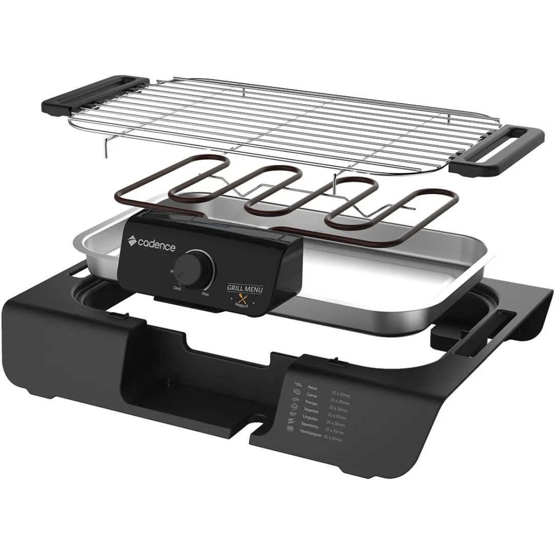 Grill Churras Elet 127V 810 Cadence Grill Churras Elet 127V 810 Cadence