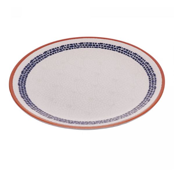 Prato Raso Ceramica Village Creme 25Cm 18... Prato Raso Ceramica Village Creme 25Cm 18...