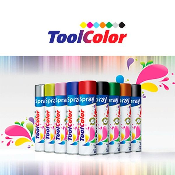 Tinta Spray 350Ml Vermelho Toolcolor Tinta Spray 350Ml Vermelho Toolcolor