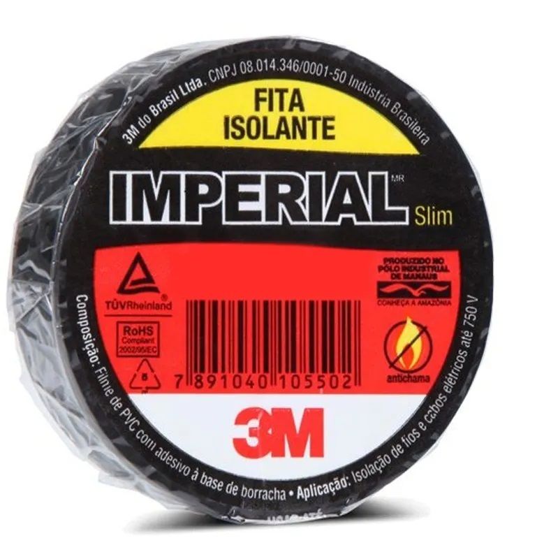 Fita Isolante 18mmx20M Imperial 3M  