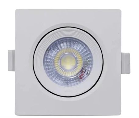 Spot Led Quadrado de Embutir Bivolt Branc... Spot Led Quadrado de Embutir Bivolt Branc...