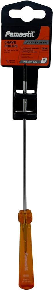 Chave Philips 1/8X5mm Fox/Famastil Chave Philips 1/8X5mm Fox/Famastil