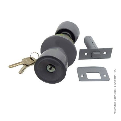Fechadura Tubular P/Divisoria Preta Fechadura Tubular P/Divisoria Preta