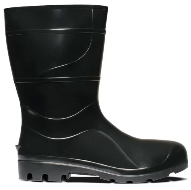 Bota Pvc N38 PT Cano M. S/Forro 203 Crival