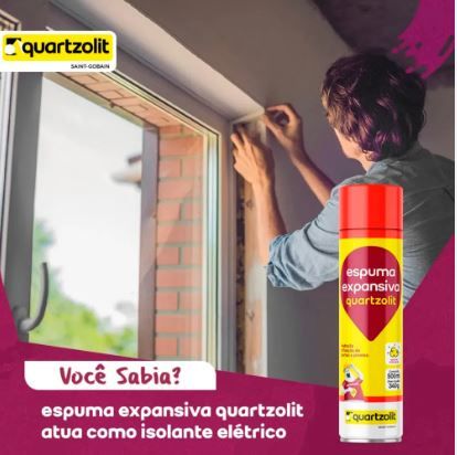 Espuma Expansiva 500Ml Quartzolit